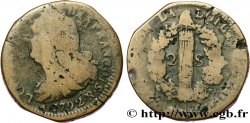 LOUIS XVI 2 sols dit  au faisceau , type FRANÇOIS 1792 Orléans