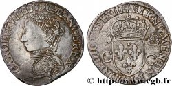 CHARLES IX Teston, 2e type 1563 La Rochelle