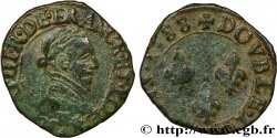 HENRI III Double tournois, type de Tours 1588 Tours