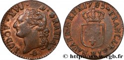 LOUIS XVI Demi-sol dit &nbsp;à l&nbsp;écu&nbsp; 1785 Rouen