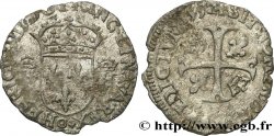 HENRY IV Douzain aux deux H couronnées, 3e type 1592 Clermont-Ferrand