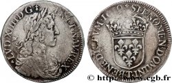 LOUIS XIV LE GRAND OU LE ROI SOLEIL Demi-écu, portrait apollinien 1659 Nantes