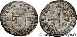 HENRY III Douzain aux deux H, 1er type 1577 Poitiers