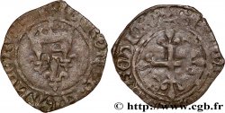 HEIR APPARENT, CHARLES, REGENCY - COINAGE IN THE NAME OF CHARLES VI Gros dit  florette  n.d. Saint-Quentin