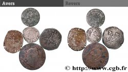 LOTS Lot de 5 monnaies royales n.d. Ateliers divers
