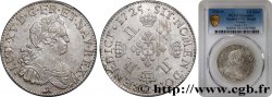 LOUIS XV DIT LE BIEN AIMÉ Demi-écu à la croix fleurdelisée couronnée et aux huit L 1725 Rouen