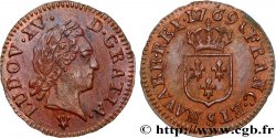 LOUIS XV DIT LE BIEN AIMÉ Liard dit “à la vieille tête” 1769 Reims SUP