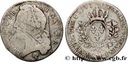 LOUIS XV &nbsp;THE WELL-BELOVED&nbsp; Cinquième d’écu aux branches d’olivier, tête ceinte d’un bandeau 1741 Pau