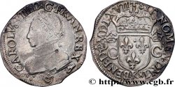 CHARLES IX Teston, 2e type 1567 Bordeaux BB/q.SPL