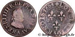 HENRY IV Double tournois, 1er type de Paris (légende française) 1604 Paris, Moulin des Étuves