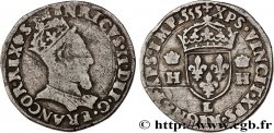 HENRY II Teston à la tête couronnée 1555 Bayonne