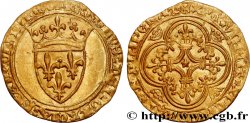 CHARLES VI LE FOU OU LE BIEN AIMÉ Écu d&nbsp;or à la couronne 02/11/1411 Saint-Quentin TTB+