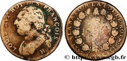 LOUIS XVI 12 deniers dit  au faisceau , type FRANCOIS 1792 La Rochelle
