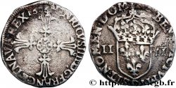 HENRI IV LE GRAND Quart d&nbsp;écu, croix feuillue de face 1606 Rennes