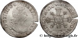 LOUIS XIV LE GRAND OU LE ROI SOLEIL Écu aux huit L, 2e type 1704 Rennes