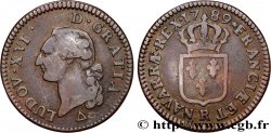 LOUIS XVI Sol dit  à l écu  1789 Orléans