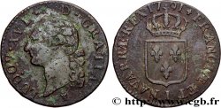LOUIS XVI Sol dit  à l écu  1791 Limoges
