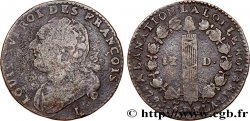 LA CONVENTION 12 deniers dit  au faisceau , type FRANCOIS 1793 Bayonne TB