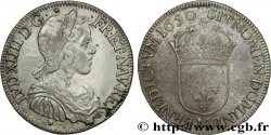 LOUIS XIV &nbsp;THE SUN KING&nbsp; Demi-écu, portrait à la mèche longue 1650 Toulouse