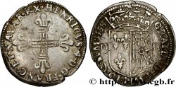 HENRY IV Quart d&nbsp;écu de Navarre 1598 Saint-Palais AU