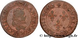 LOUIS XIII  Double tournois 1612 Nantes