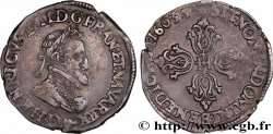 HENRI IV LE GRAND Demi-franc, type de Lyon 1603 Lyon