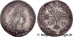 LOUIS XIV LE GRAND OU LE ROI SOLEIL Écu aux huit L, 2e type 1705 Tours TTB/TTB+