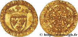 CHARLES VI LE FOU OU LE BIEN AIMÉ Écu d or à la couronne 29/07/1394 Tours TTB