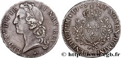 LOUIS XV DIT LE BIEN AIMÉ Écu aux branches d’olivier, tête ceinte d’un bandeau 1743 Rouen