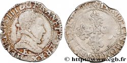 HENRI III Demi-franc au col plat 1589 Tours