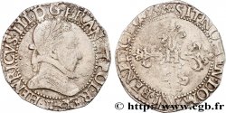 HENRI III Demi-franc au col plat 1589 Tours