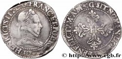 HENRI III Franc au col plat 1578 Lyon TTB