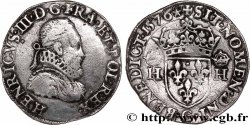 HENRI III Teston, 3e type 1576 Poitiers