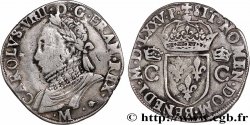 HENRY III. COINAGE AT THE NAME OF CHARLES IX Teston, 10e type 1575 Toulouse