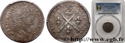 LOUIS XIV  THE SUN KING  Cinq sols aux insignes 1702 Metz
