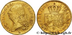 LOUIS XVI Double louis d’or dit  aux écus accolés  1786 Nantes