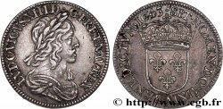 LOUIS XIII LE JUSTE Quart d écu, buste drapé et cuirassé (2e buste de Jean Warin) 1643 Paris, Monnaie du Louvre TTB