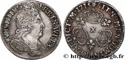 LOUIS XIV LE GRAND OU LE ROI SOLEIL Dixième d écu aux trois couronnes 1715 Amiens TTB