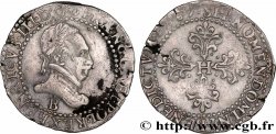 HENRY III Demi-franc au col plat 1587 Rouen