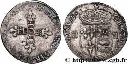HENRY IV Quart d écu de Béarn 1597 Morlaàs
