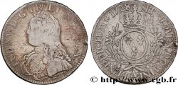 LOUIS XV DIT LE BIEN AIMÉ Écu aux branches d olivier, buste habillé 1728 Paris TB