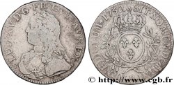 LOUIS XV DIT LE BIEN AIMÉ Écu aux branches d olivier, buste habillé 1732 Rouen TB+