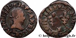 HENRI III Denier tournois, type de Tours 1588 Tours TB+