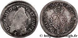 LOUIS XIV LE GRAND OU LE ROI SOLEIL Quatre sols aux deux L 1691 Troyes