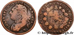 LOUIS XVI (MONARQUE CONSTITUTIONNEL)  12 deniers dit  au faisceau , erreur de gravure RANÇOIS 1793 Marseille TB