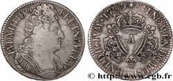 LOUIS XIV LE GRAND OU LE ROI SOLEIL Écu aux trois couronnes 1709 Paris