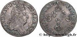 LOUIS XIV  THE SUN KING  Dix sols aux quatre couronnes 1705 Metz