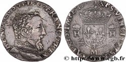 CHARLES IX. MONNAYAGE AU NOM DE HENRI II Teston à la tête nue, 5e type 1561 Toulouse