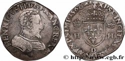 FRANCIS II. COINAGE AT THE NAME OF HENRY II Teston à la tête nue, 1er type 1560 Lyon