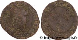 THE LEAGUE. COINAGE IN THE NAME OF HENRY III Double tournois n.d. Paris